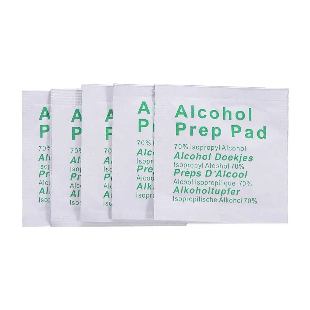 Travel Portable Antiseptic Sterilization Disinfection 70% Alcohol Wet Wipes Sanitary Paper Alcohol Swabs Pads