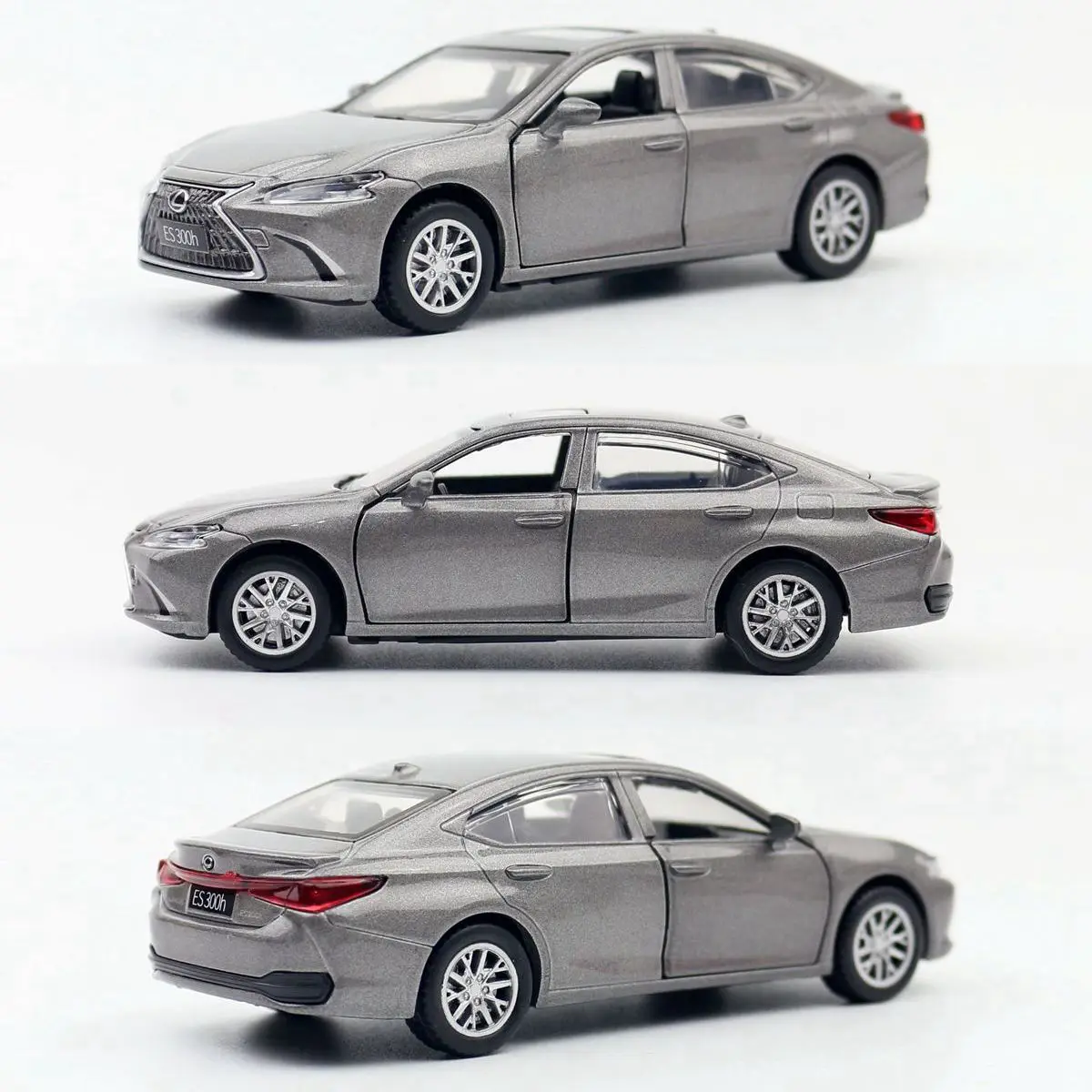 1/43 Lexus ES300h Toy Car Diecast Miniature Metal Model Pull Back Doors Openable Educational Collection Gift for Kid Match Box