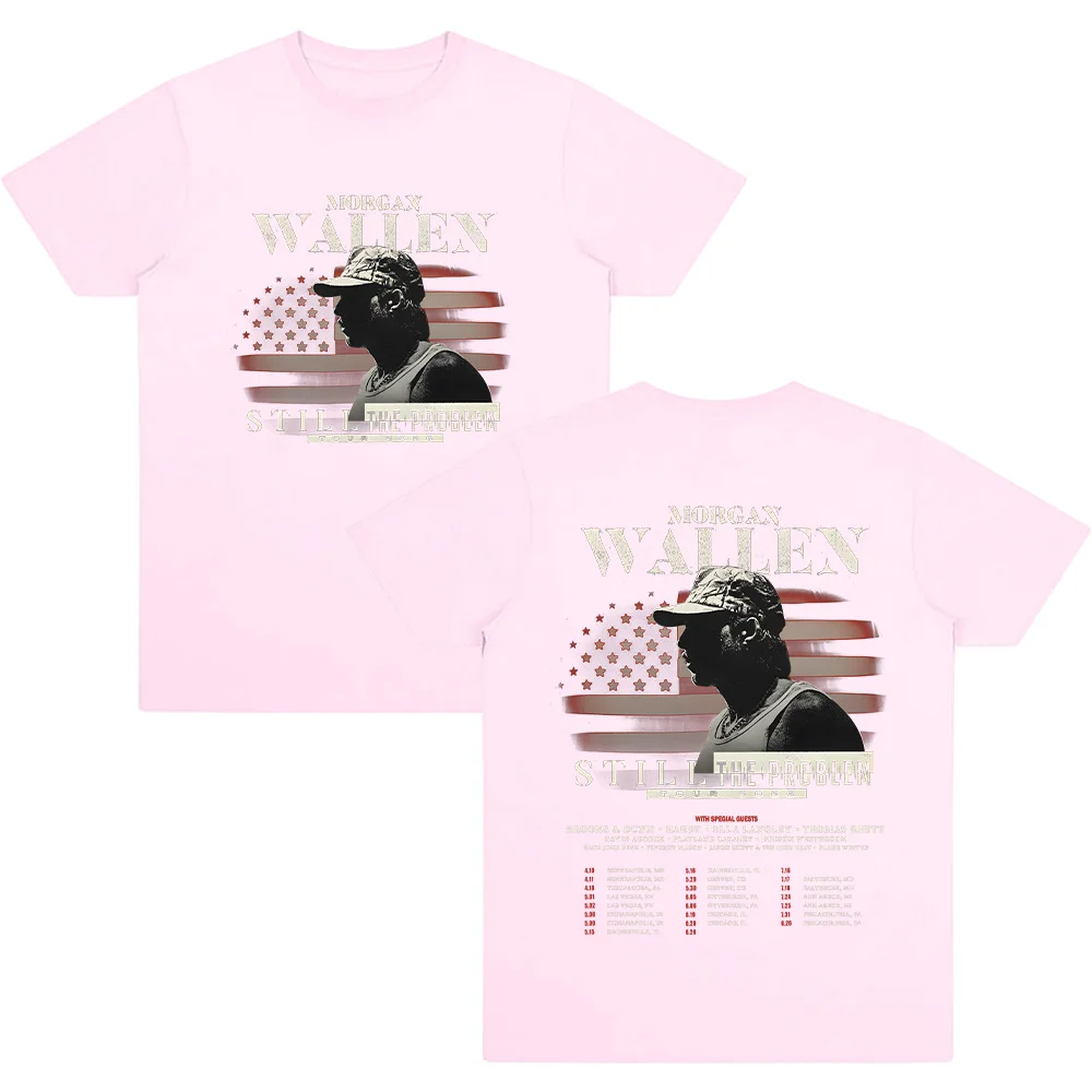 MorganWallen Still The Problem Tour 2026 Programma Tour Date Maglietta unisex Stampa Magliette in cotone Estate Streetwear Moda Tees