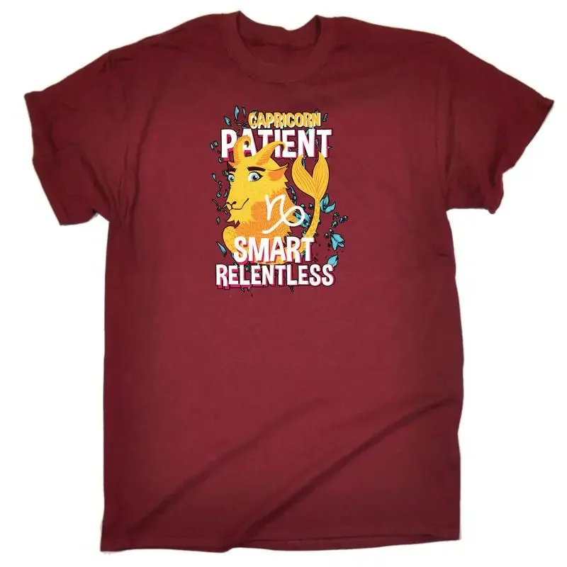 Capricorn Sea Goddess Birthday Patient Smart Mens Funny T Shirt