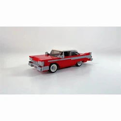 345PCS MOC Speed Champions 1958 Plymouth Fury Sportscar Model Building Blocks Technology Bricks Creative Assembly Kids Toys Gift