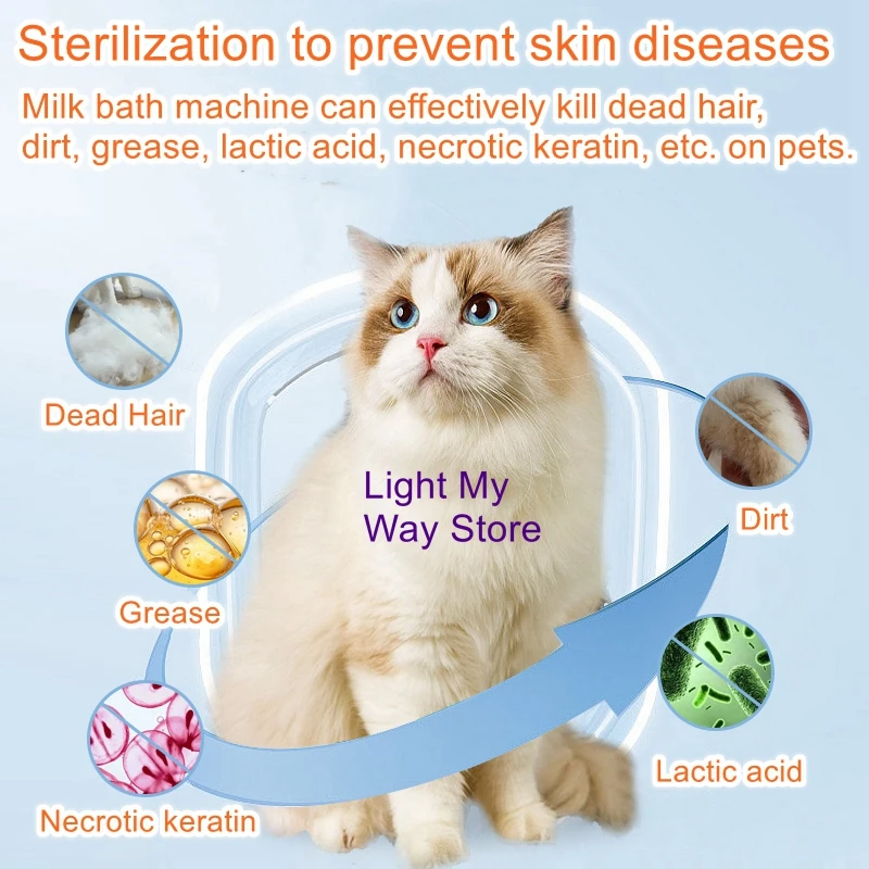 

Micro nano bubble milk bath machine pet spa milk machine deep cleaning pet store cat and dog universal bath machine