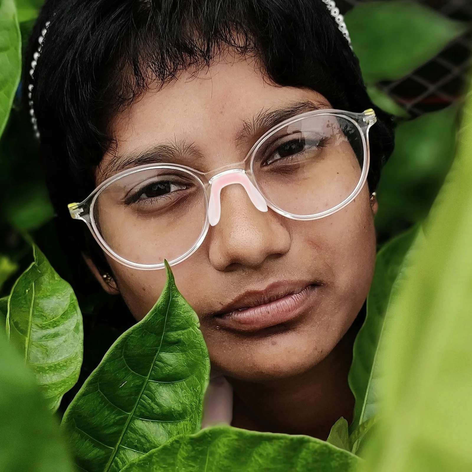 

2Pcs Soft Silicone Nose Pads Comfortable Non Slip Eyeglass Nose Pads Replacement for Children Plastic Glasses Frames