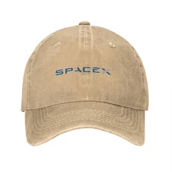 Washed Denim SpaceX Space X Logo Elon Musk Baseball Cap Summer Snapback Cowboy Hats Bone Falcon Heavy Rocket Casquette Gorras