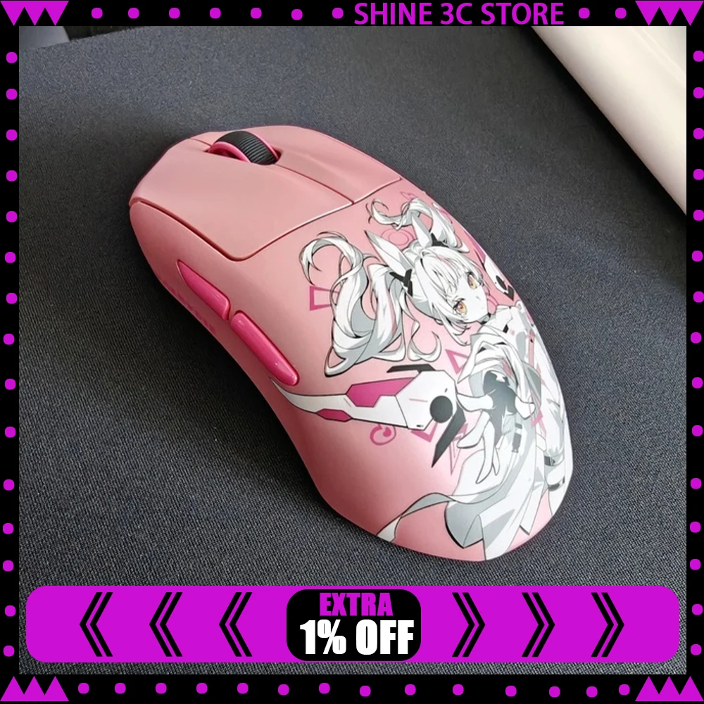 VALKYRIE VK M5 PRO Wireless Mouse Three Mode Connection PAW3950 VKAMG Flagship Sensor Game Mouse 8K Intelligent Display Receiver