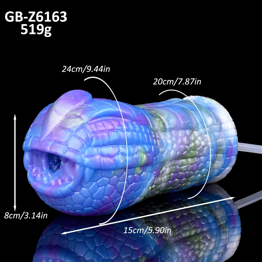 GEEBA New Male Alien Squirting Masturbators Soft Silicone Aircraft Cup Realistic Vagina Sex Toys For Adults 18+ Ejaculating Tool