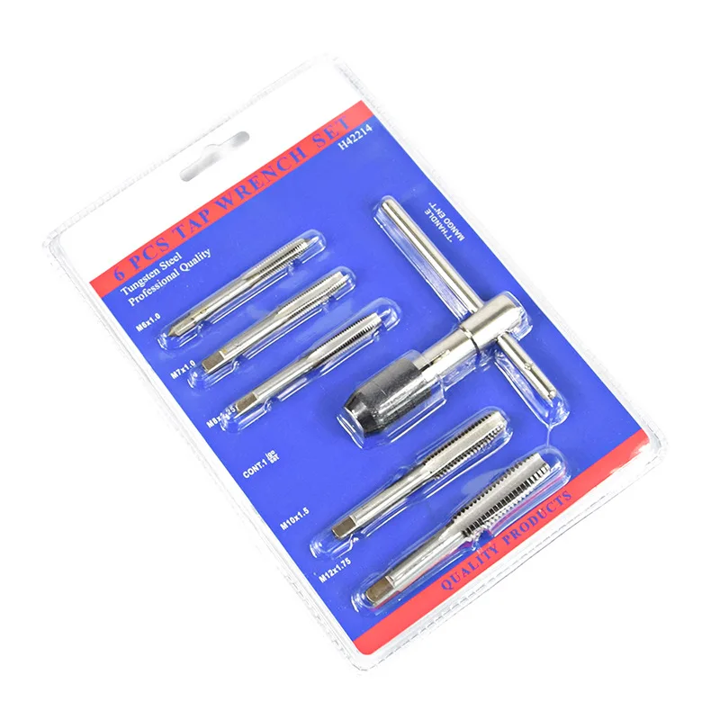 1pc Adjustable T Type Tap Wrench Hand Thread Holder M3-M8 M5-M8 M6-M12 T-handle Ratcheting Tap Wrenches Hand Tools Accessories