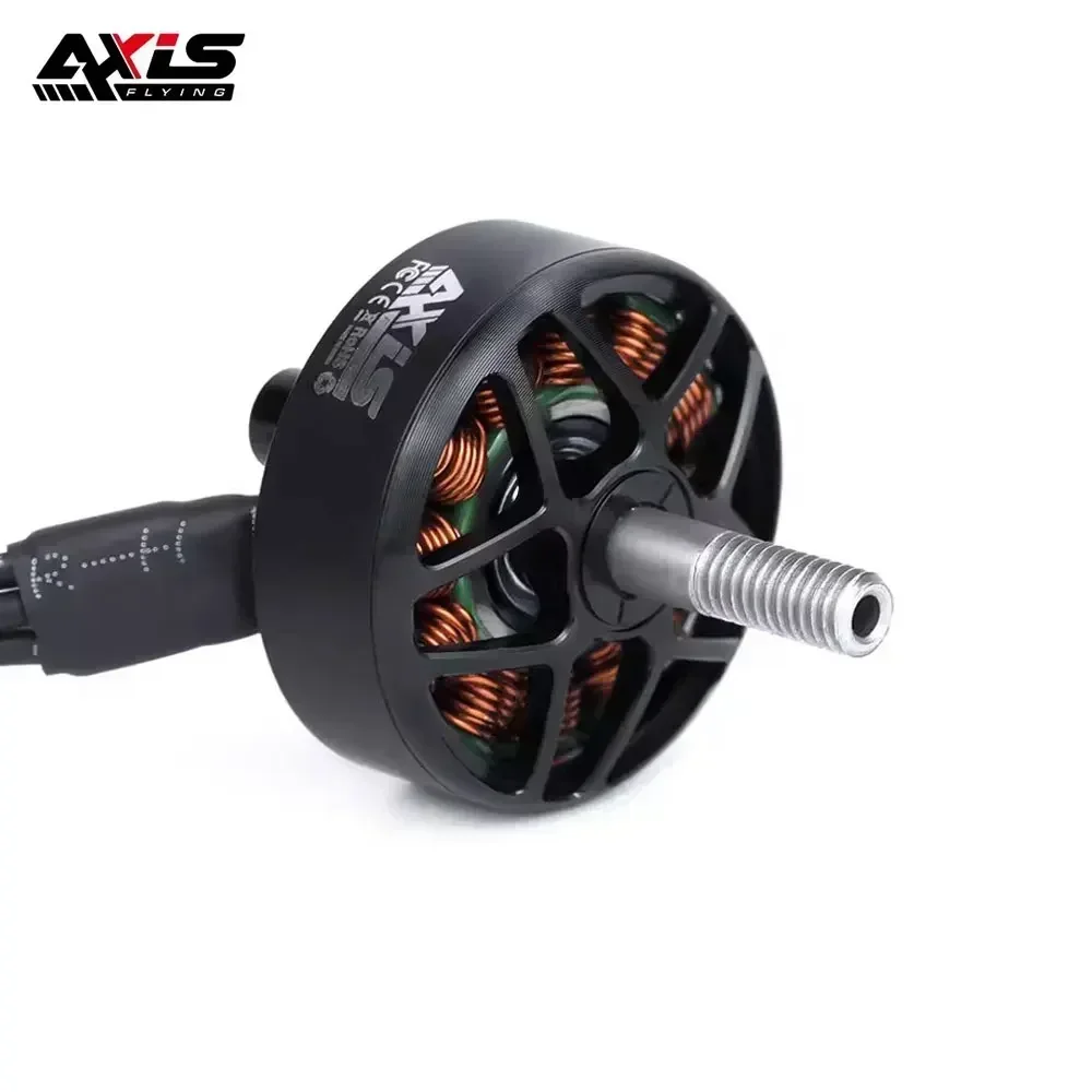 محرك Axisflying AZ2807 1350KV بدون فرش - كثافة طاقة عالية لطائرة رباعية صغيرة حرة FPV مقاس 7 بوصات، مطلوب ESC