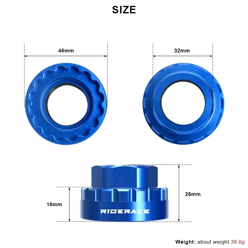 Bicycle 12 Speed Front Chainring Direct Mount Removal Tool Bike Lock Ring Installation Tools For Shimano M7100 M8100 M9100 Crank