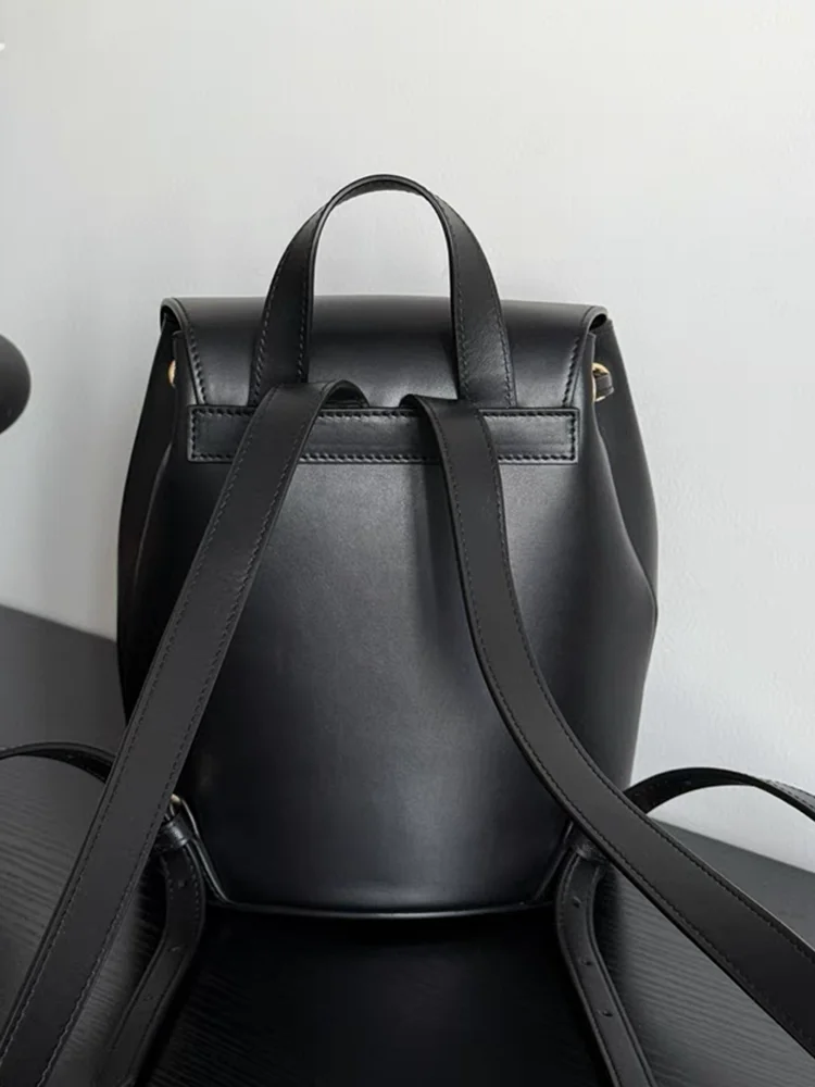 Customized High Quality Fashion Simple Genuine Leather Bucket Bag Women Bag\Handbag Real Leather Lady Shoulder Bag Backpack New