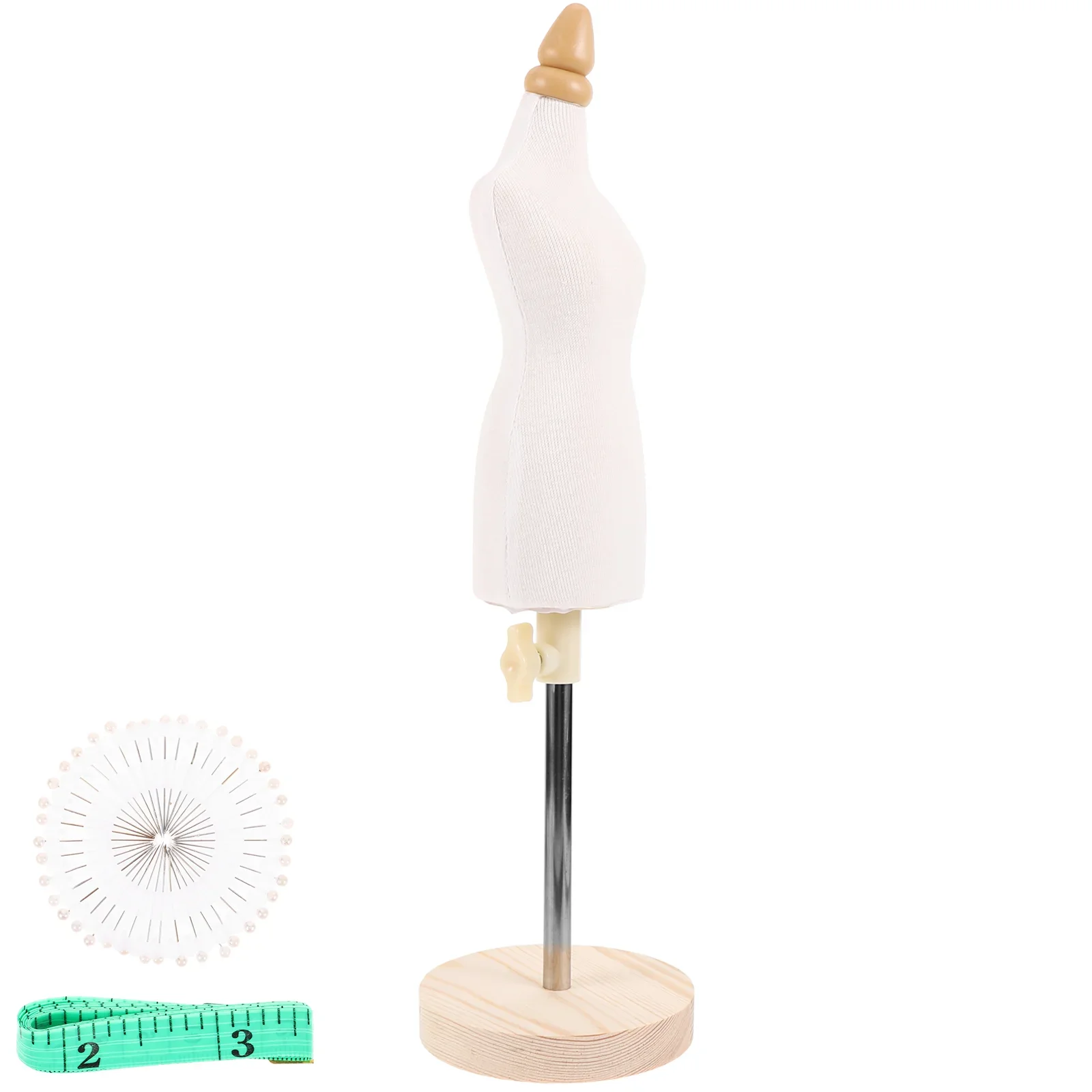 Doll Dress Form Mannequin Base Stand Sewing 1/4 Size Mini Tailor Dressmaker Clothes Display