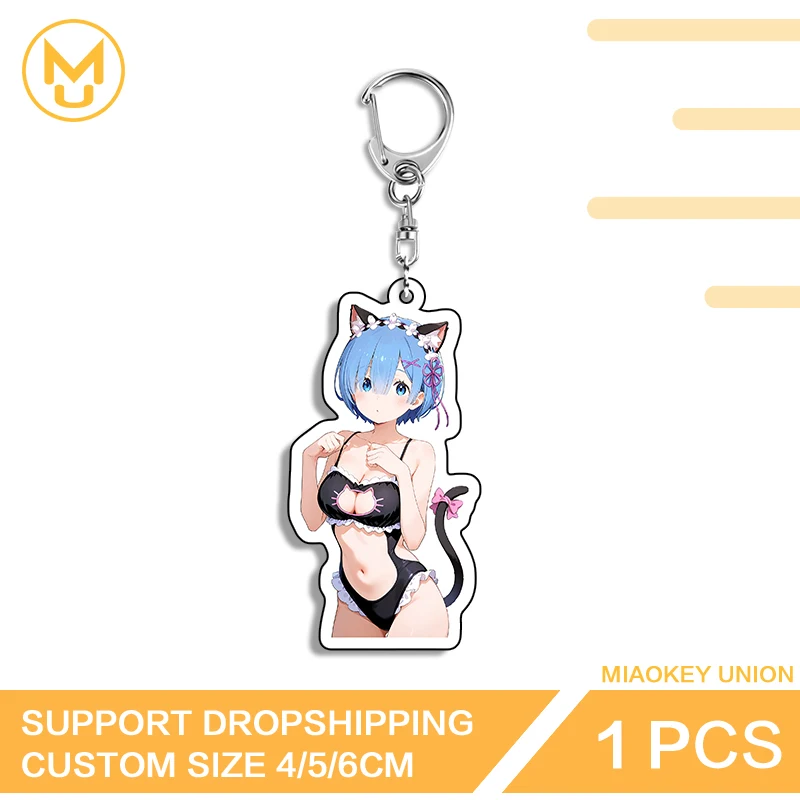 Interesting Rem Alluring High Quality Waterproof Double Sided Keyring Unisex Adjustable Fashion Packbage Decoration Toys Hobbies