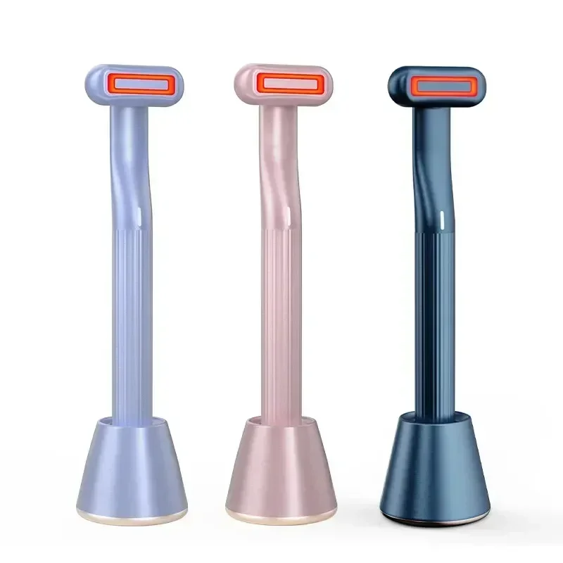 Beautys Care 360 Degrees Rotations Advanceds 4-in-1 LED Lights Therapys Face EMS Facials Eye Massagers Skincares Wands/M01