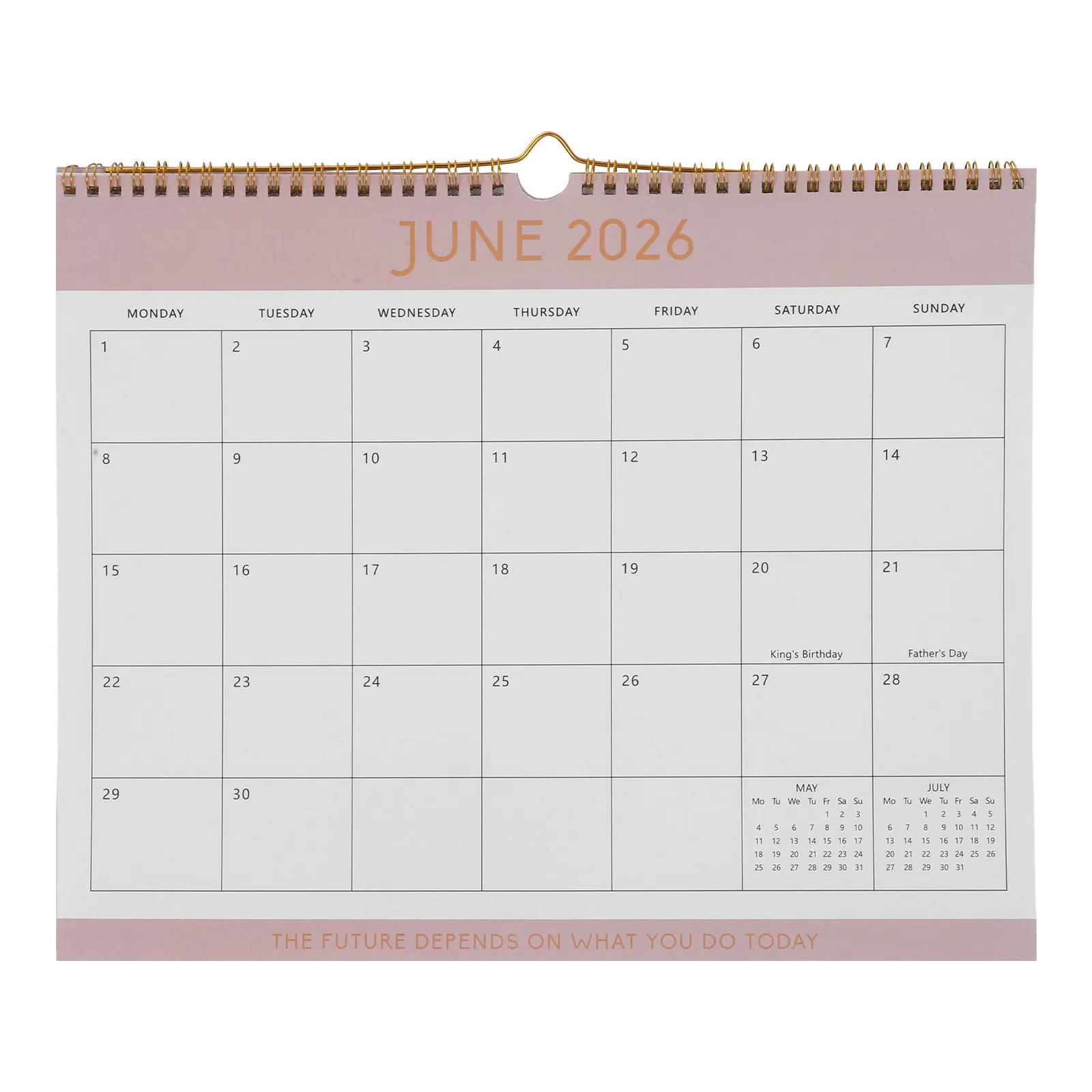 

2026-2027 Large Wall Calendar 18 Month Monthly Planner Hanging Office Organizer Holiday Schedule Minimalist Wall Planner