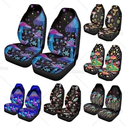 Witch Mushroom Car Seat Cover Protector Front Seat Cover SUV Car Full Set for Women Bucket Seat Cover Blanket Protector Covers
