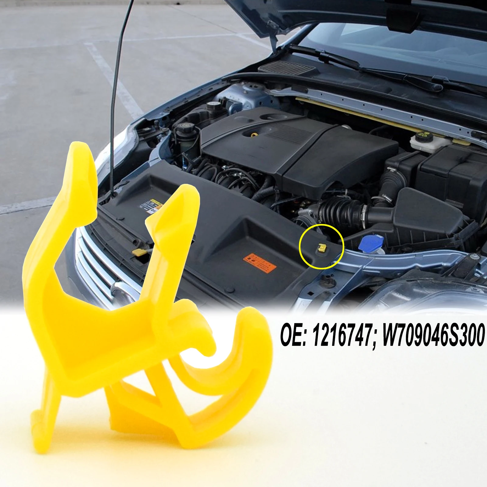 W709046S300 Bonnet Hood Support Rod Retainer Fastener Clip Fits Ford Mondeo Ranger Transit Fiesta Capri S-Max Escort