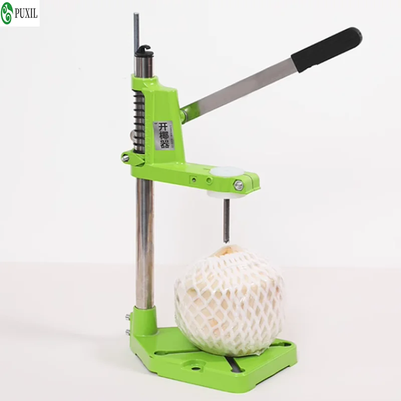 

Green Coconut Punching Machine Fruit Open Drilling Knife Stainless Steel Manual Coconut Cap Opener Coconut Shell Opening Tool