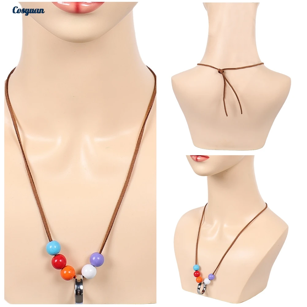 

2025 ТВ Перси, косплей, Аннабет, красочный кулон, ожерелье, аксессуары, наряды, вечерние маскировки, Хэллоуин, карнавал, реквизит для ролевых игр