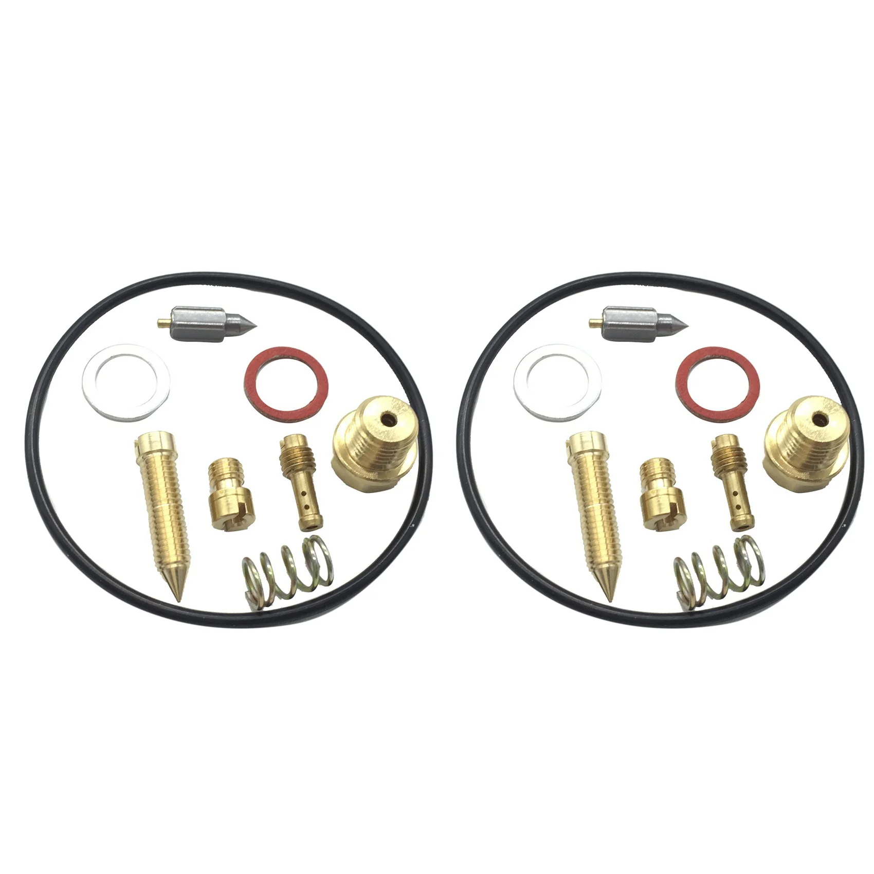 2 Set Motorcycle Carb Carburetor Repair Kit Carb Repair for Yamaha Phazer Pz480 Pz 480 1986-1990