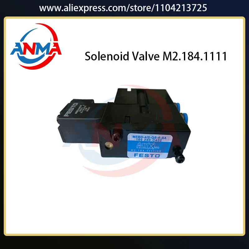 

M2.184.1111 Электромагнитный клапан M2.184.1121 MEBH-4/2-QS-4-6-A Детали печатной машины Heidelberg