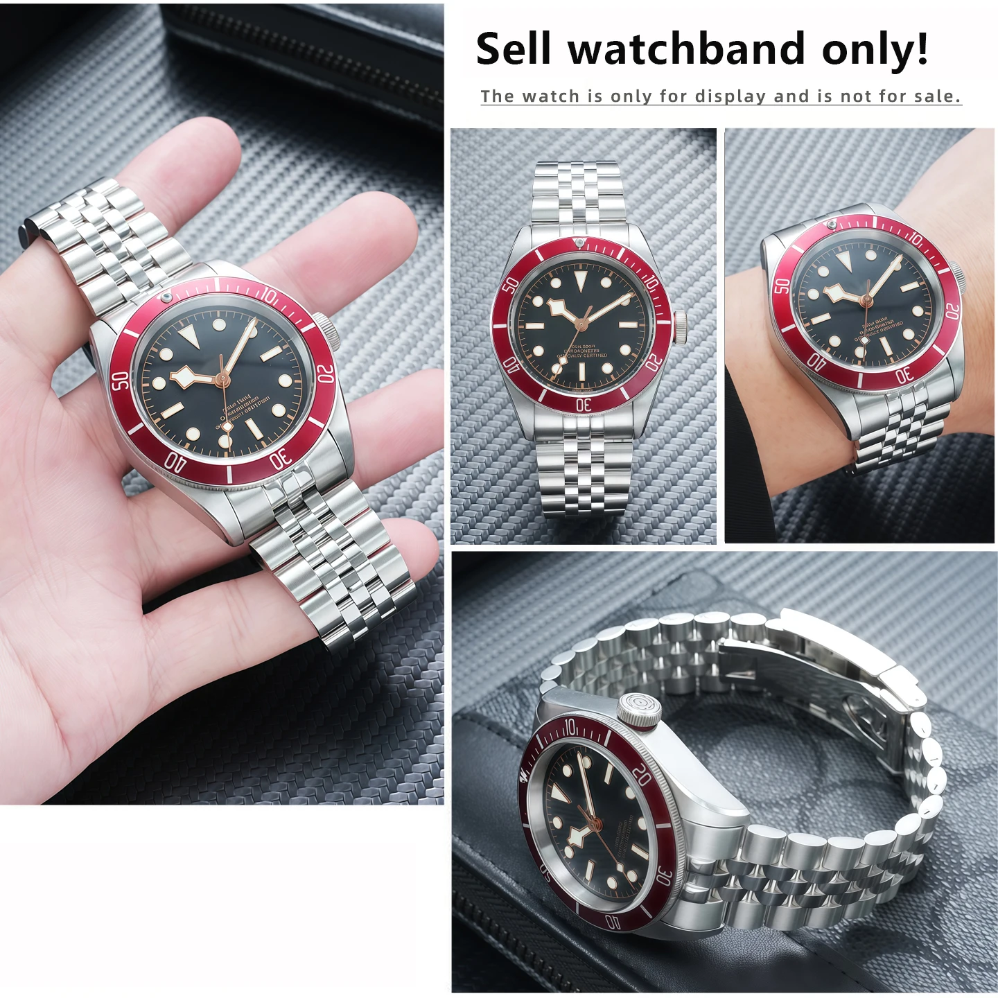 20 21 22mm Solid Arc End Stainless Steel Strap for Tudor BLACK BAY Series M7939 M7941A 79220R High Quality Five Bead Metal band