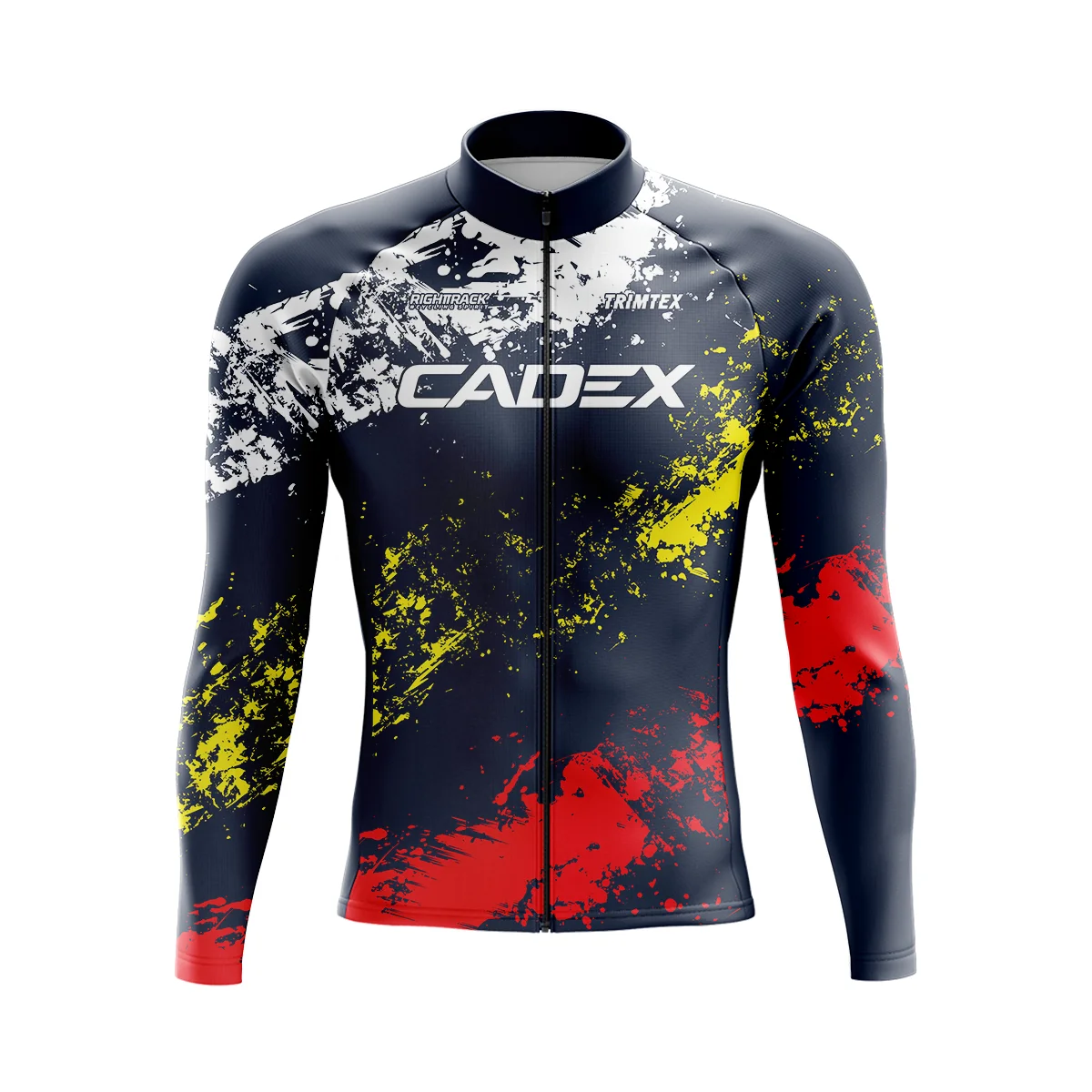 New CADEX Winter Cycling Jersey TRIMTEX Men Long Sleeve Cycle Clothes Spring Autumn Mesh/Fleece Thermal RIGHTTRACK Bike Clothing