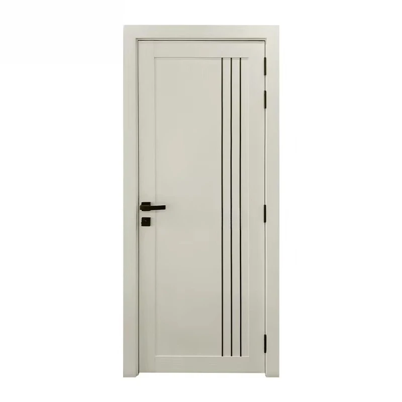 

2025 Новый стиль, внутренняя дверь спальни, двойная передняя часть, деревянный дизайн основной вход