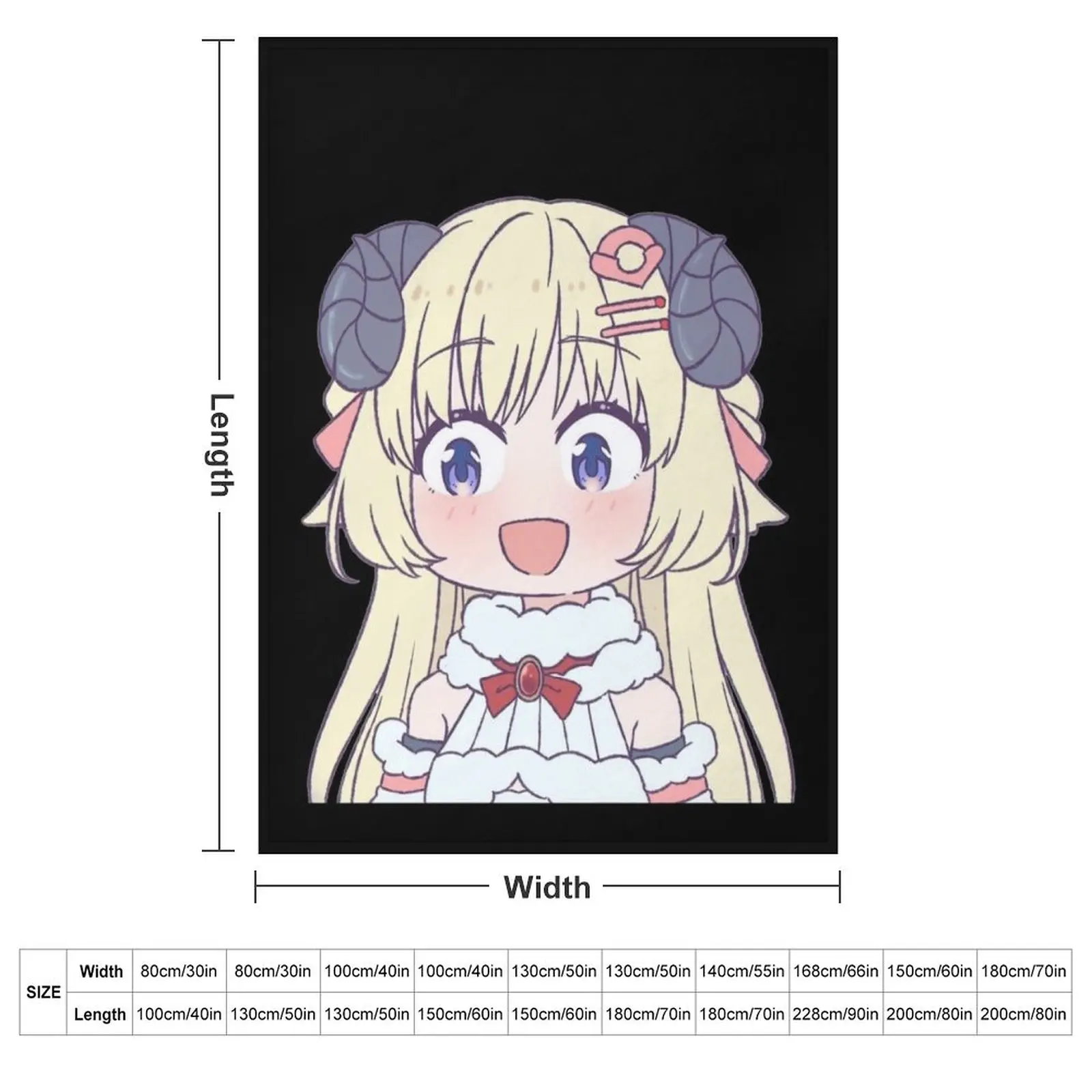 Tsunomaki Watame Throw Blanket decorative Moving Cute Luxury Blankets