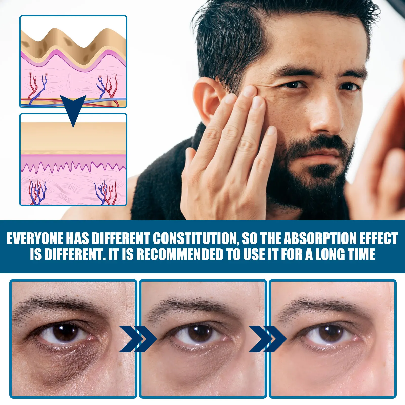 Рисунок 2 - East Moon Men Укрепляющий крем для глаз против морщин