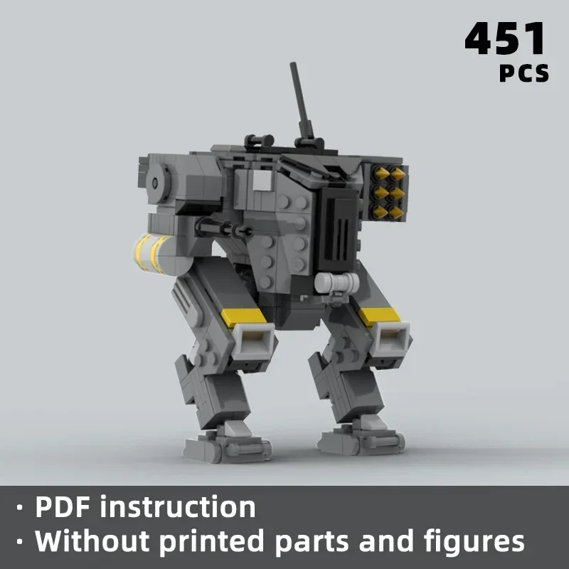 

for democracy sci-fi game exosuit armor mecha bricks game fans weapon prop blocks robot gadget moc toy action figure