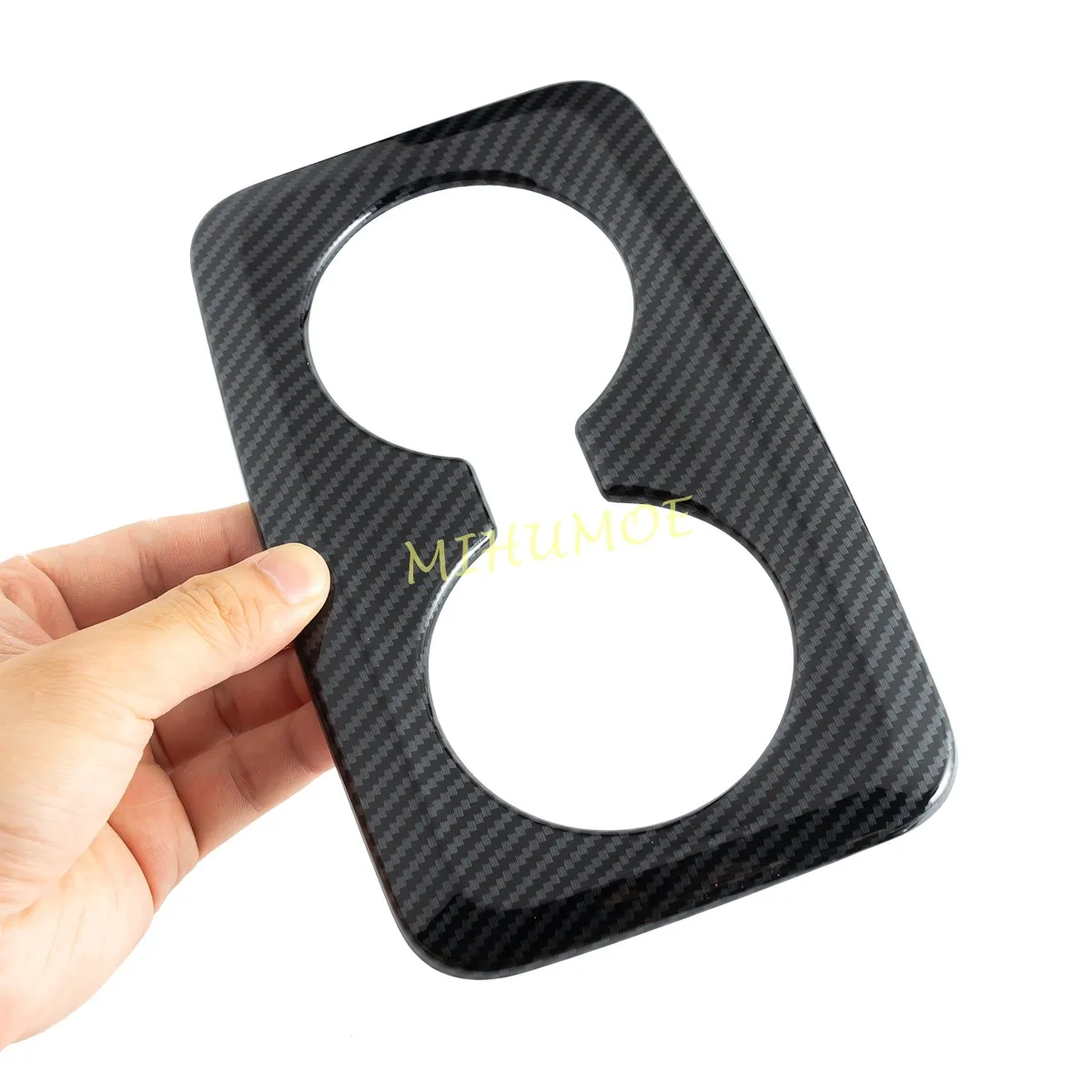 Carbon Fiber Car Rear Seat Water Cup Holder Cover Trims For BMW X1 iX1 U11 X2 iX2 U10 2023 2024 2025 2026