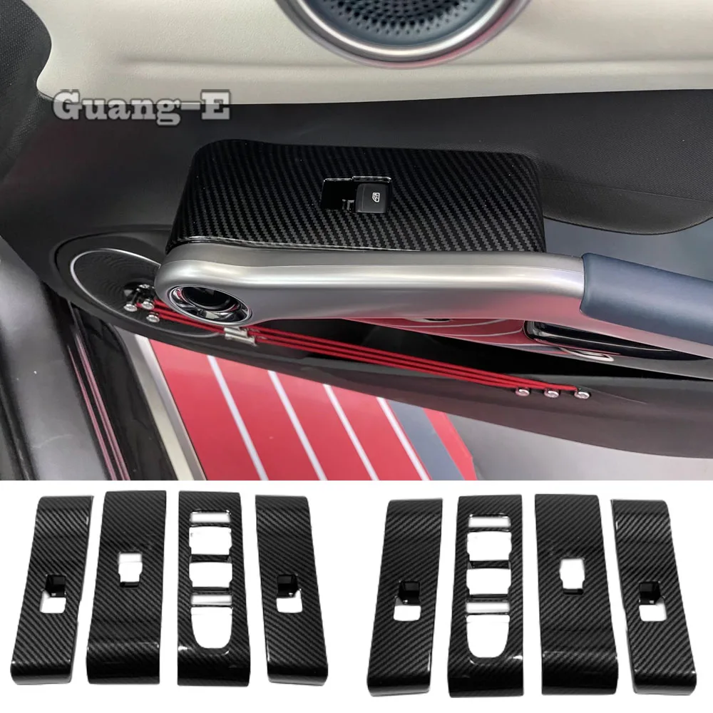 

ABS Plastic Door Window Glass Lift Button Switch Panel Cover For BYD ATTO3/Yuan Plus 2022 2023 2024 Auto Interior Accessories