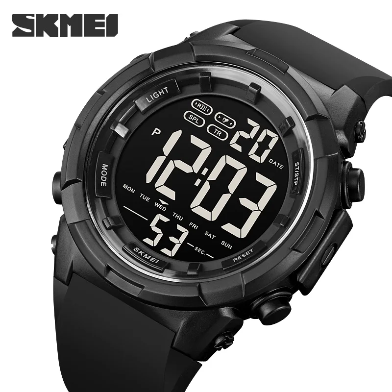 

SKMEI Fashion Men's Watch Countdown Stopwatch Digital Watch for Man Luxury Led Light Waterproof Wristwatch Calendar Week