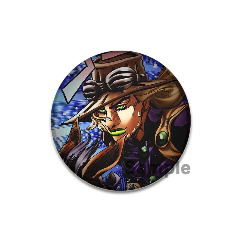 Broche Métal JoJo's Bizarre Adventure – Badge Personnage Animé – Accessoire Vêtement Ou Collection – Cadeau Fan