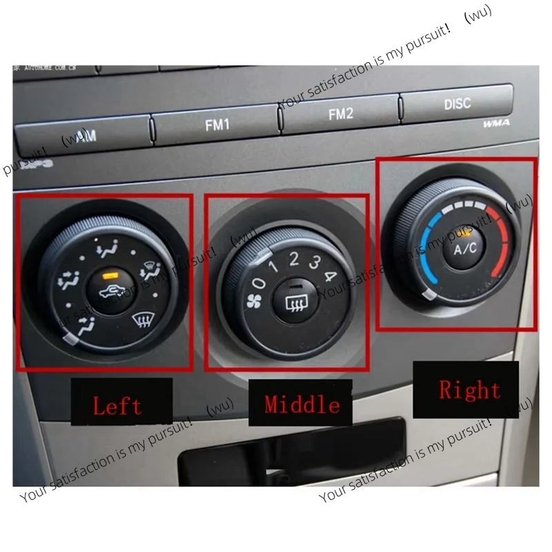 

ZOCI- Car Air Conditioning Panel Switch AC Control Switch Knob For Toyota Corolla RAV4 2006-2013