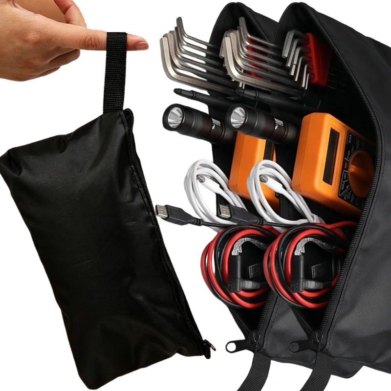

Car Portable Organizer for Tools Multi-Size Oxford Cloth Tool Storage Bag Waterproof PVC Lining Tool Organizer for Home/Workshop