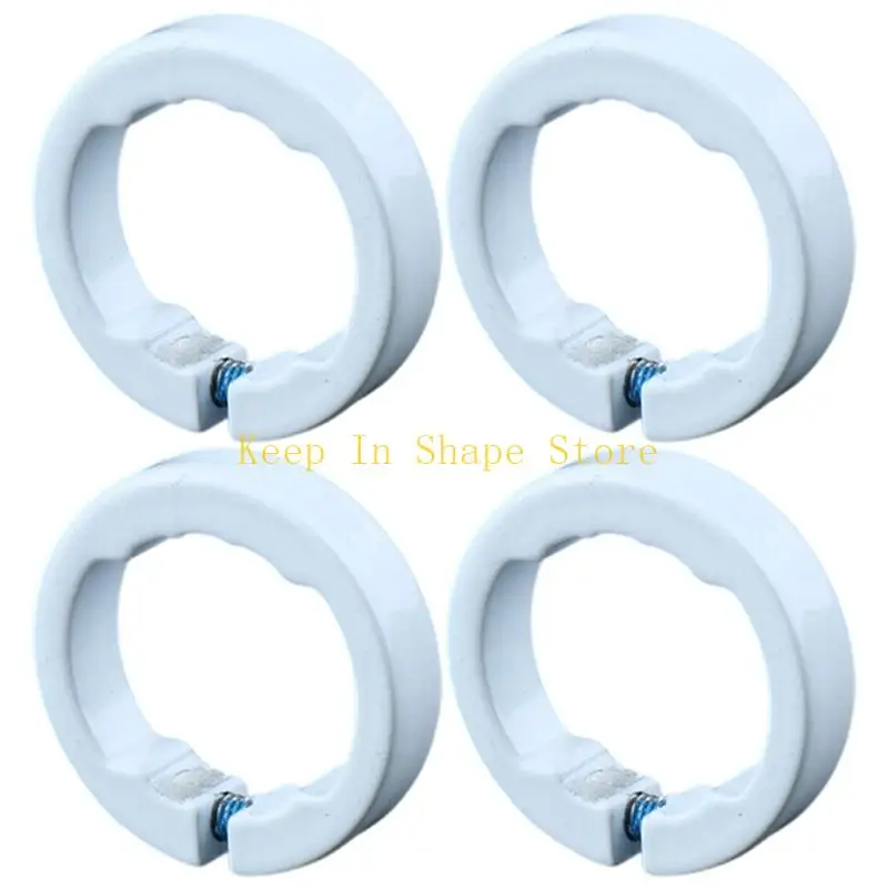 U1JC Bike Handlebars Lock Rings for 22.2 Mm Cycling Fit, Screw-Tight Aluminum Hardware for Steady Routine Care Tasks