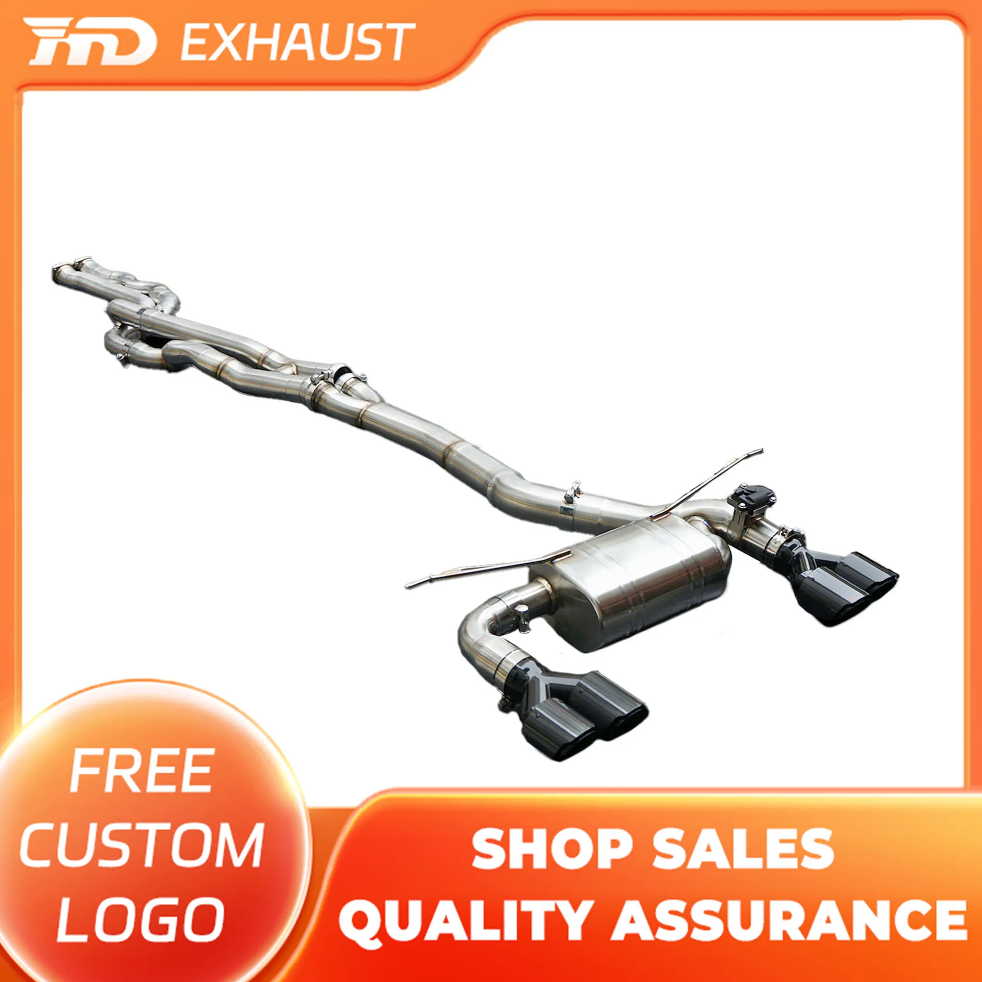 

HMD Exclusive Customization For BMW F8X M3 M4 Stainless Steel Catback With Electronic Valve Exhaust With Twist Tube Auto Parts
