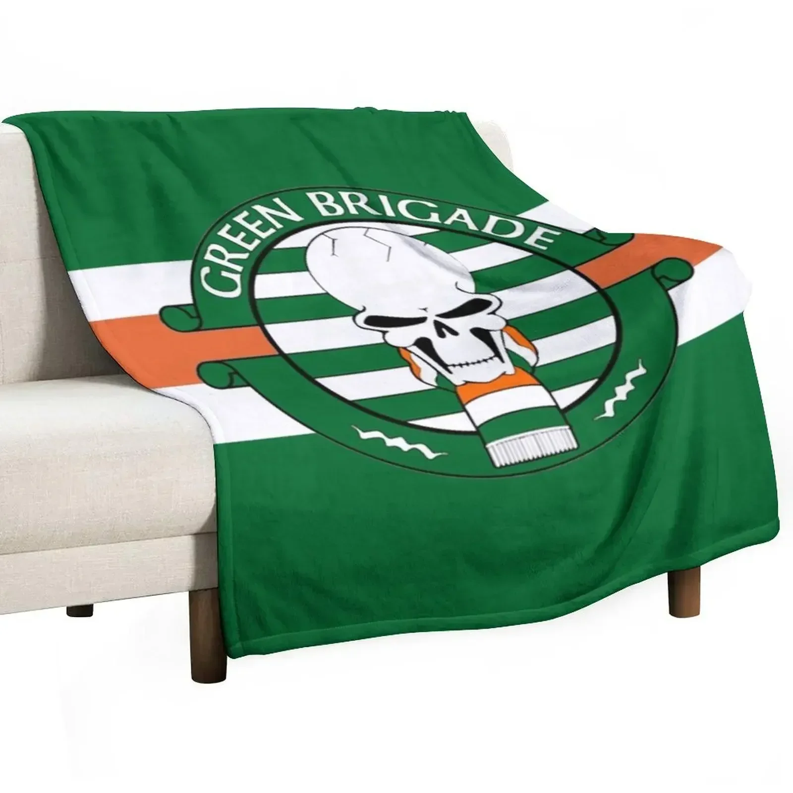 

Green Brigade Throw Blanket warm for winter Sofas Blankets