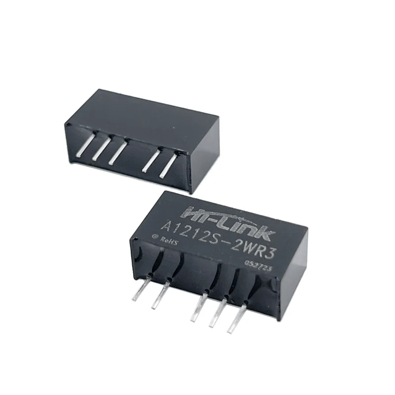 Hi-Link Dual Output A1212S-2WR3 10pcs/lot A1212S-2WR3 12V to 2W 3.3/5/9/12/15/24V DC DC Power Converter Module 10.8~13.2Vdc