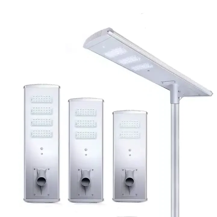 

Outdoor Waterproof IP65 100w Aluminum Integrated All in One LED Solar Street Lights With Pole