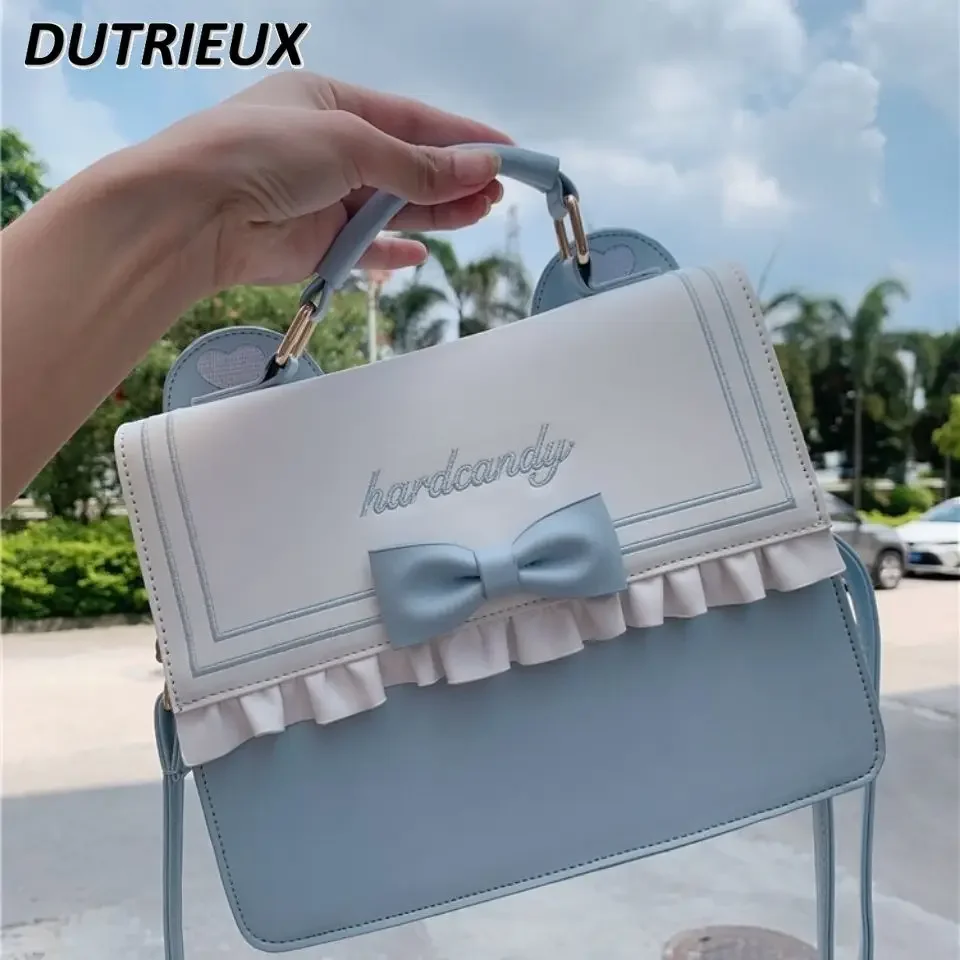 

New Product Lolita Cute Messenger Fashion Uniform Bag Versatile Female Japanese Style Student Hand Shoulder Women's Bags