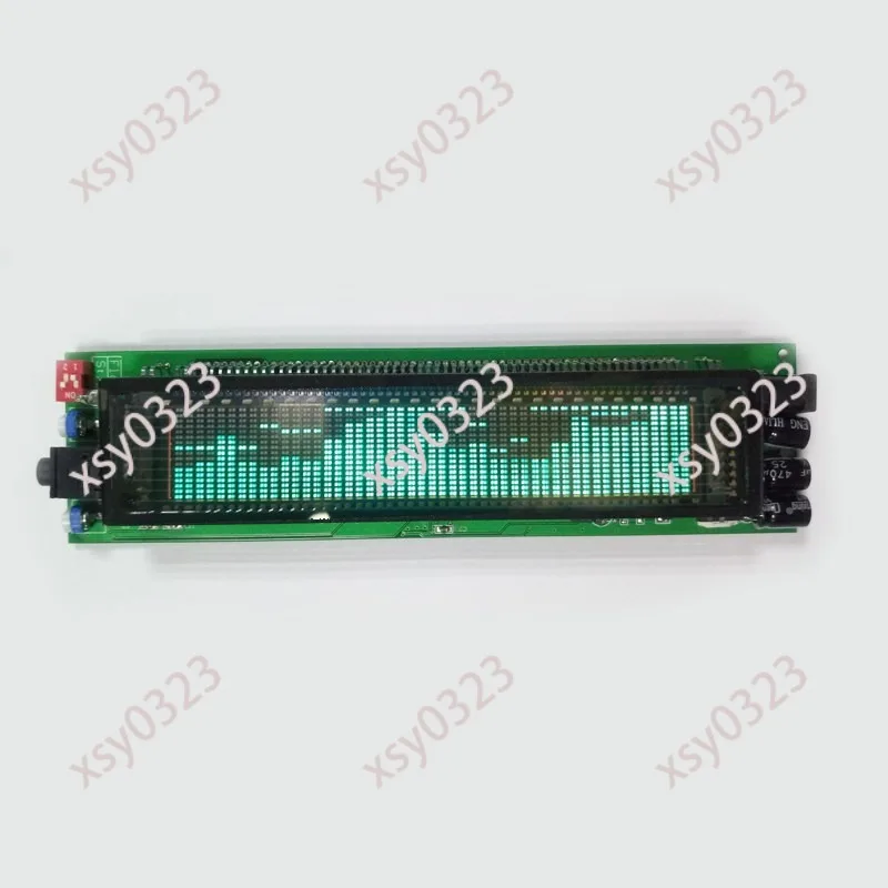 VFD Green Fluorescent Spectrum Display, 25 Frequency Division 17 Level LED Dynamic Screen, 12V DIY Module