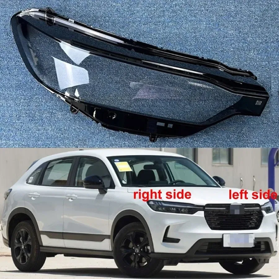

For Honda HRV HR-V 2023 Car Accessories Headlight Lens Cover Headlamp Shell Lampshade Transparent Shade Mask Plexiglass