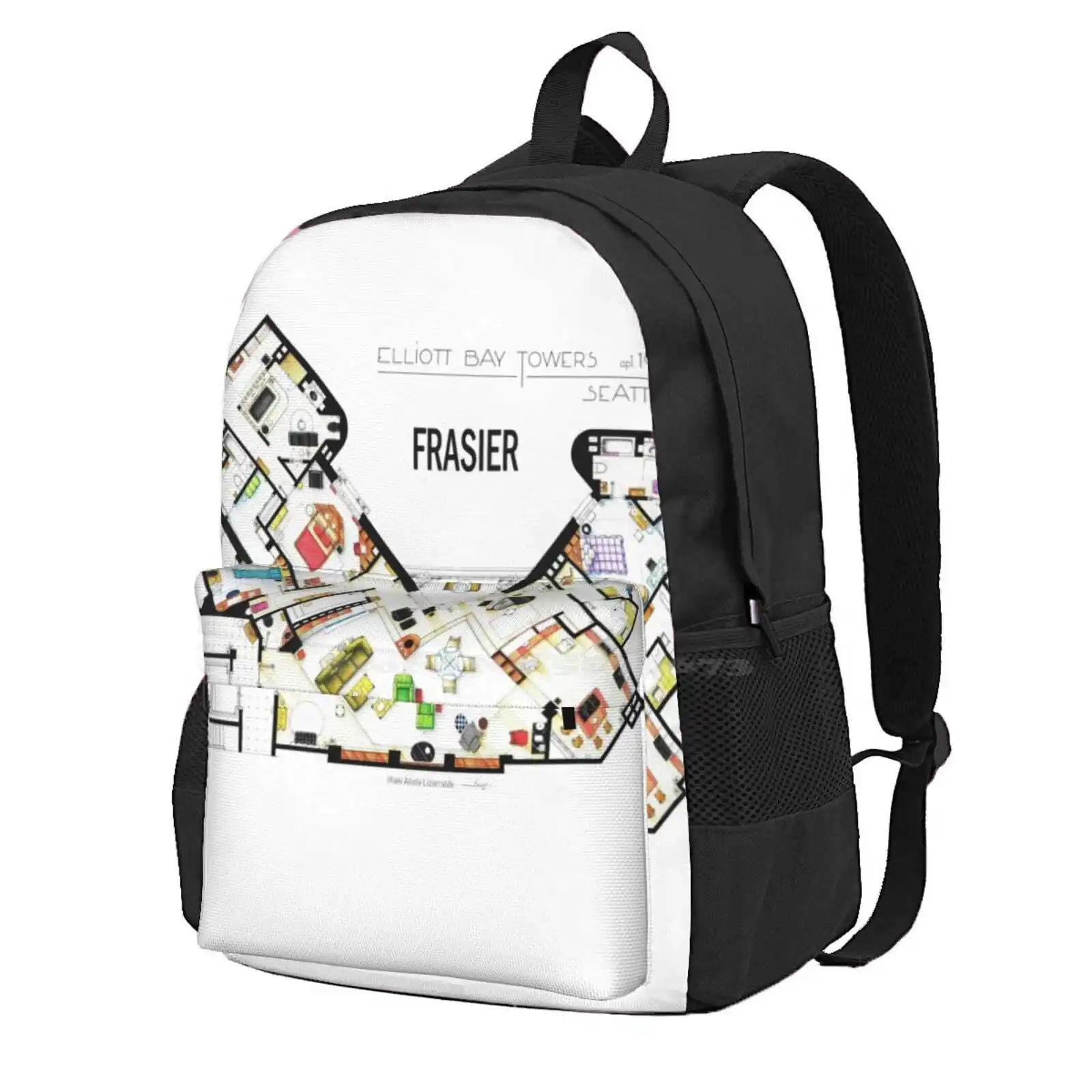 Frasier Apartment Floorplan Hot Sale Schoolbag Backpack Fashion Bags