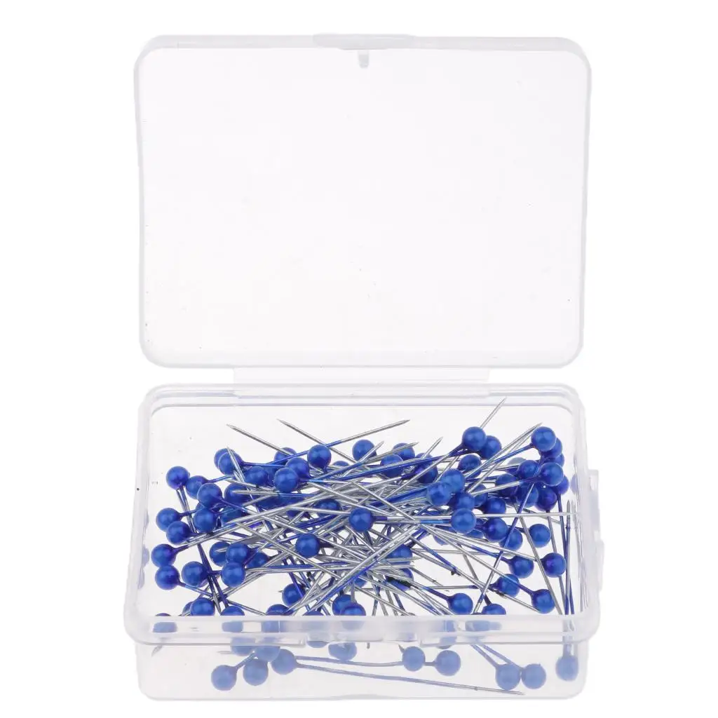 2-4pack 100pcs Multicolor Pearlized Head Pins for DIY Jewelry Components