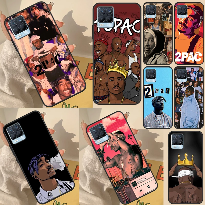 2Pac Makaveli Tupac Amaru Shakur For Realme GT Neo 5 3T 10 Pro Plus C21Y C30 C31 C33 C35 C55 OnePlus 11 10T Nord 3 2 2T Case