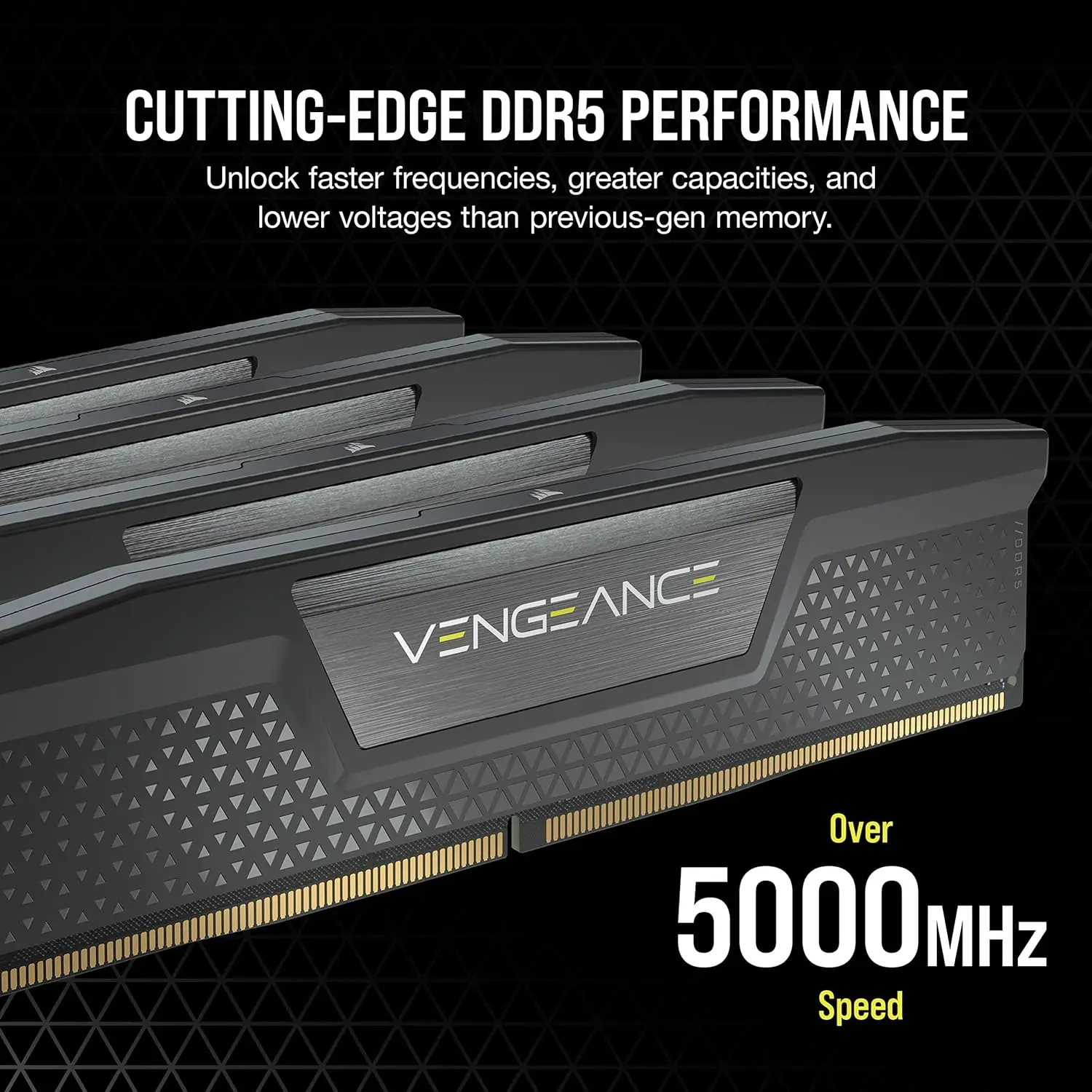 Corsair Vengeance DDR5 32GB 6000MHz CL36 Intel XMP Desktop Memory for Office and PC Gaming High Performance Low Latency