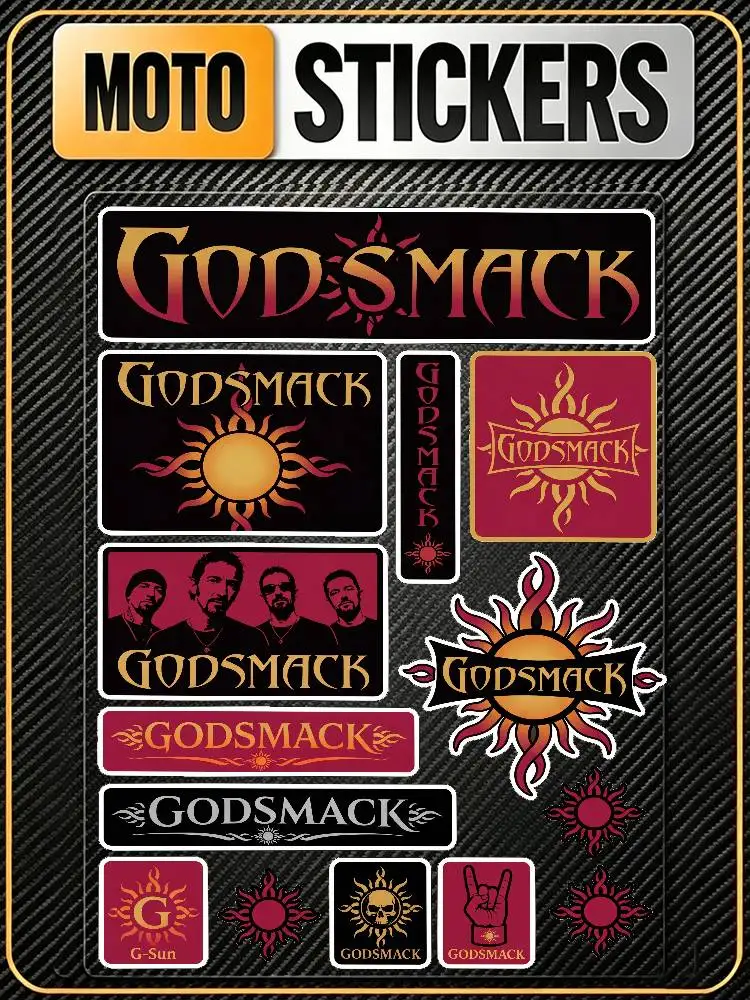 G-odsmA-C-k Long Lasting Waterproof Reflective Sticker Scratch Conceal Fit Motorcycle Car Helmet Fridge Decals