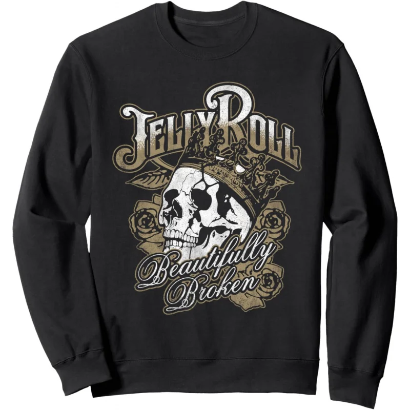 Happy Halloween, beautifully torn pullover sweatshirt